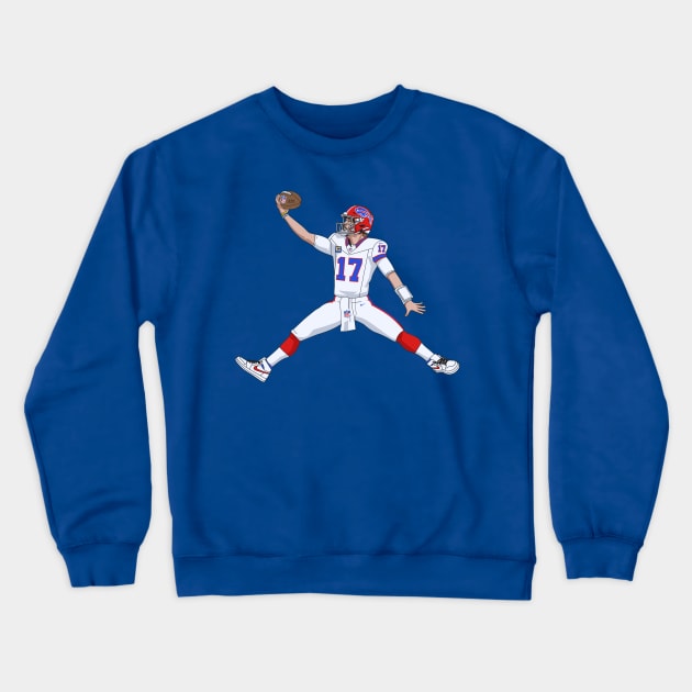 Air Allen 90's White Crewneck Sweatshirt by Carl Cordes